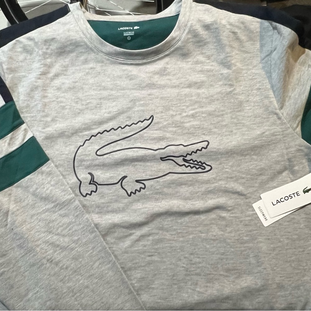 LS LARGE. LACOSTE SLEEPWEAR. NEW
